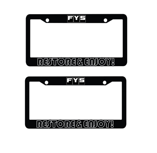 FYS License Plate Frame (NOS)
